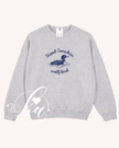Stupid Canadian Wolf Bird Embroidered Classic Crew Neck Sweater