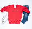 Tea + Books Cozy Crew Neck Sweater