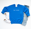 Tea + Books Cozy Crew Neck Sweater