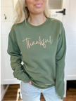 Thankful Cozy Crew Neck Sweater