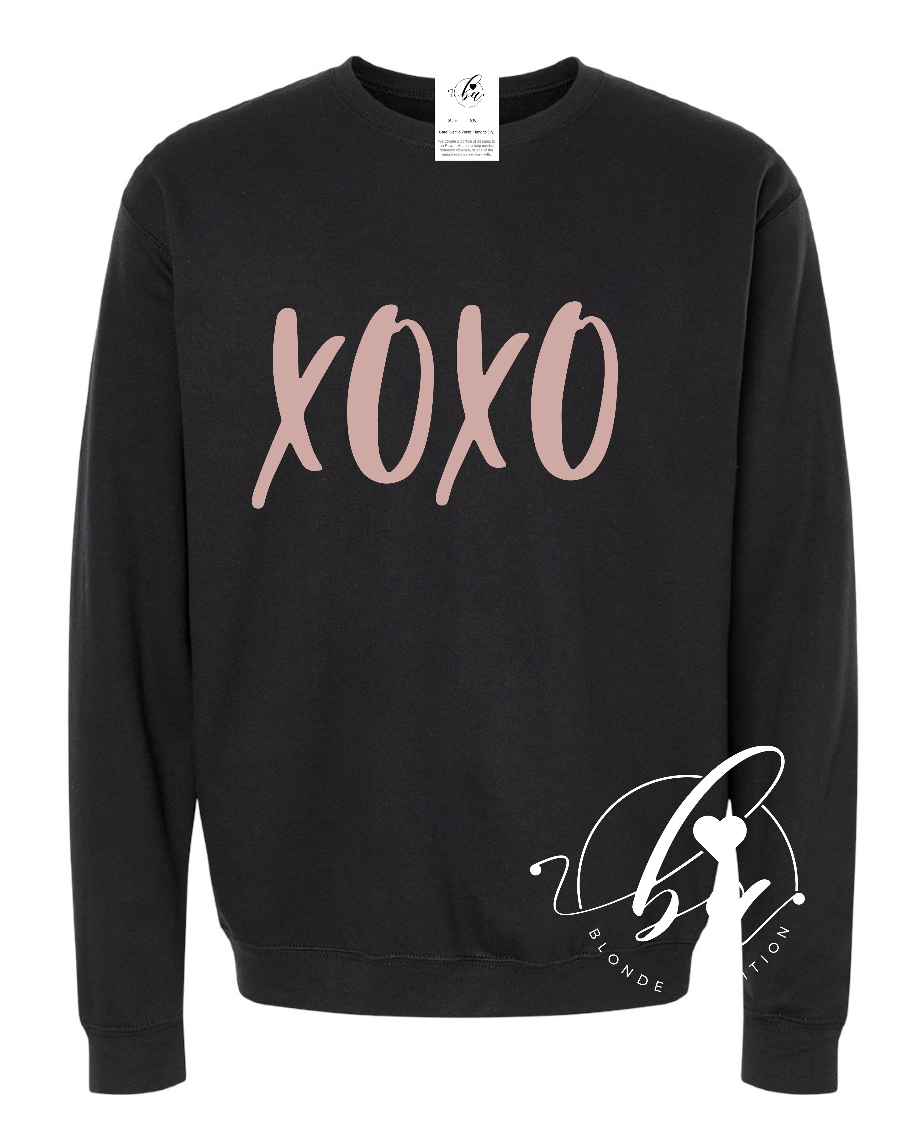 XOXO Cozy Crew Neck Sweater