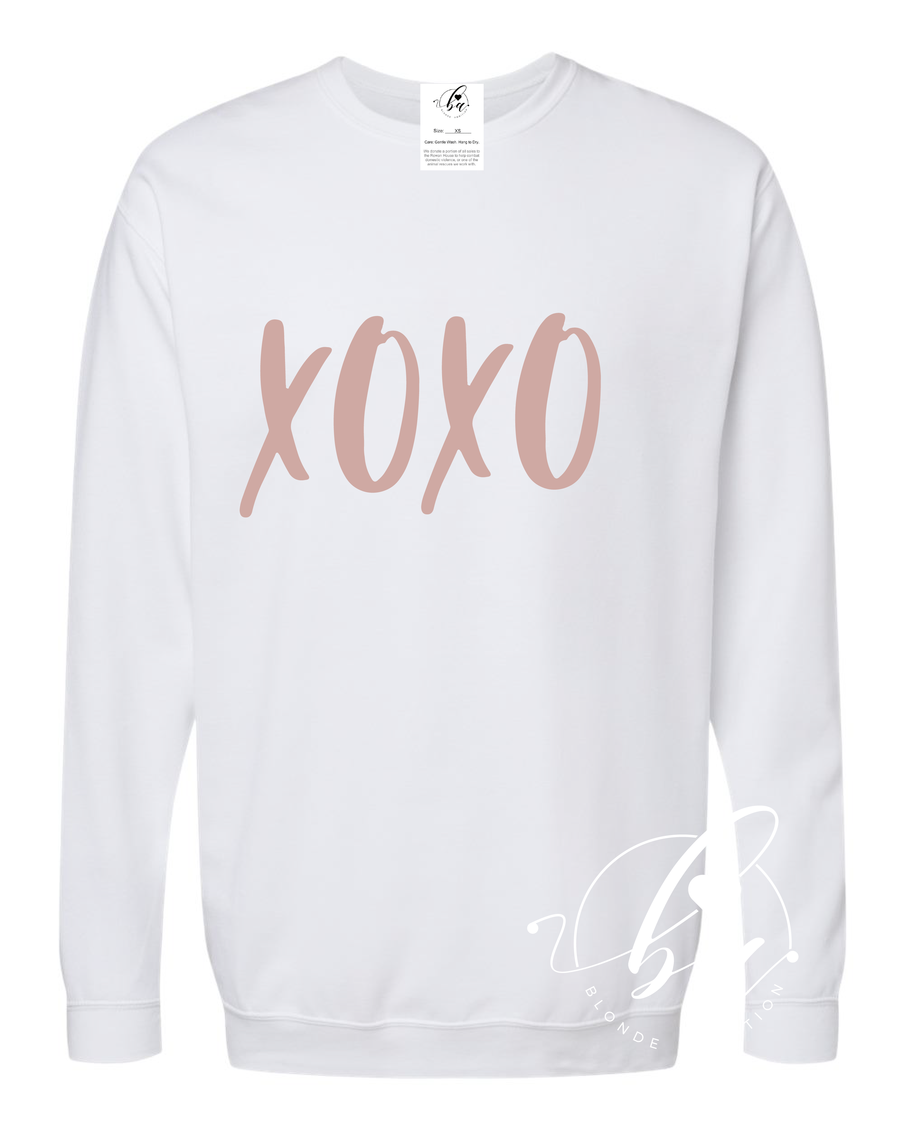 XOXO Cozy Crew Neck Sweater