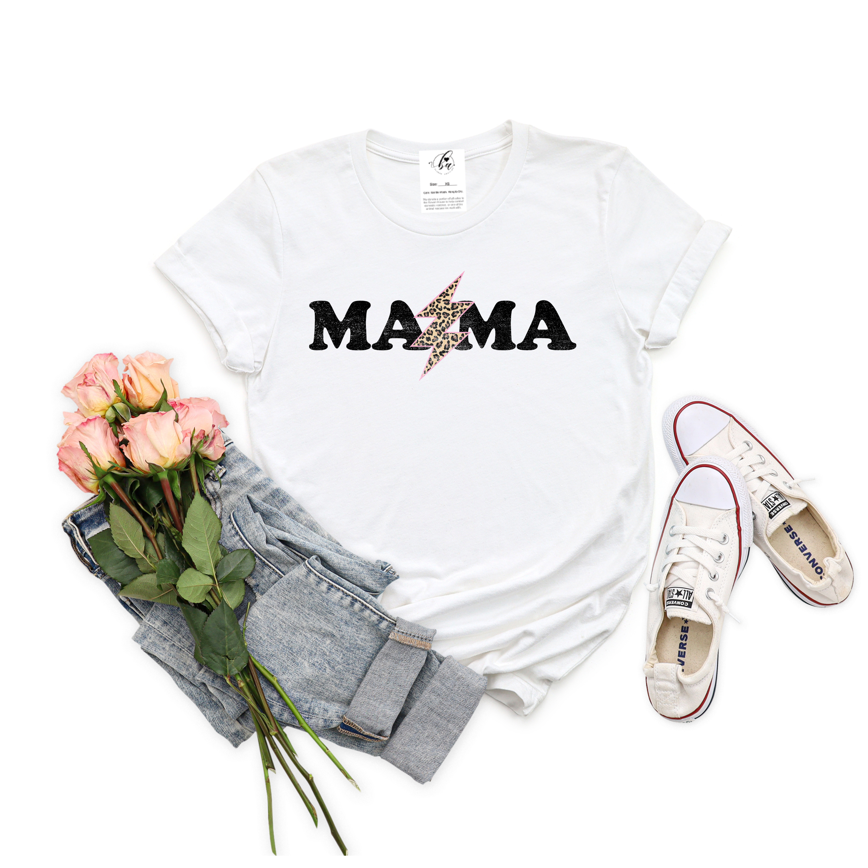 Electric Mama Tee - Pink (Single)