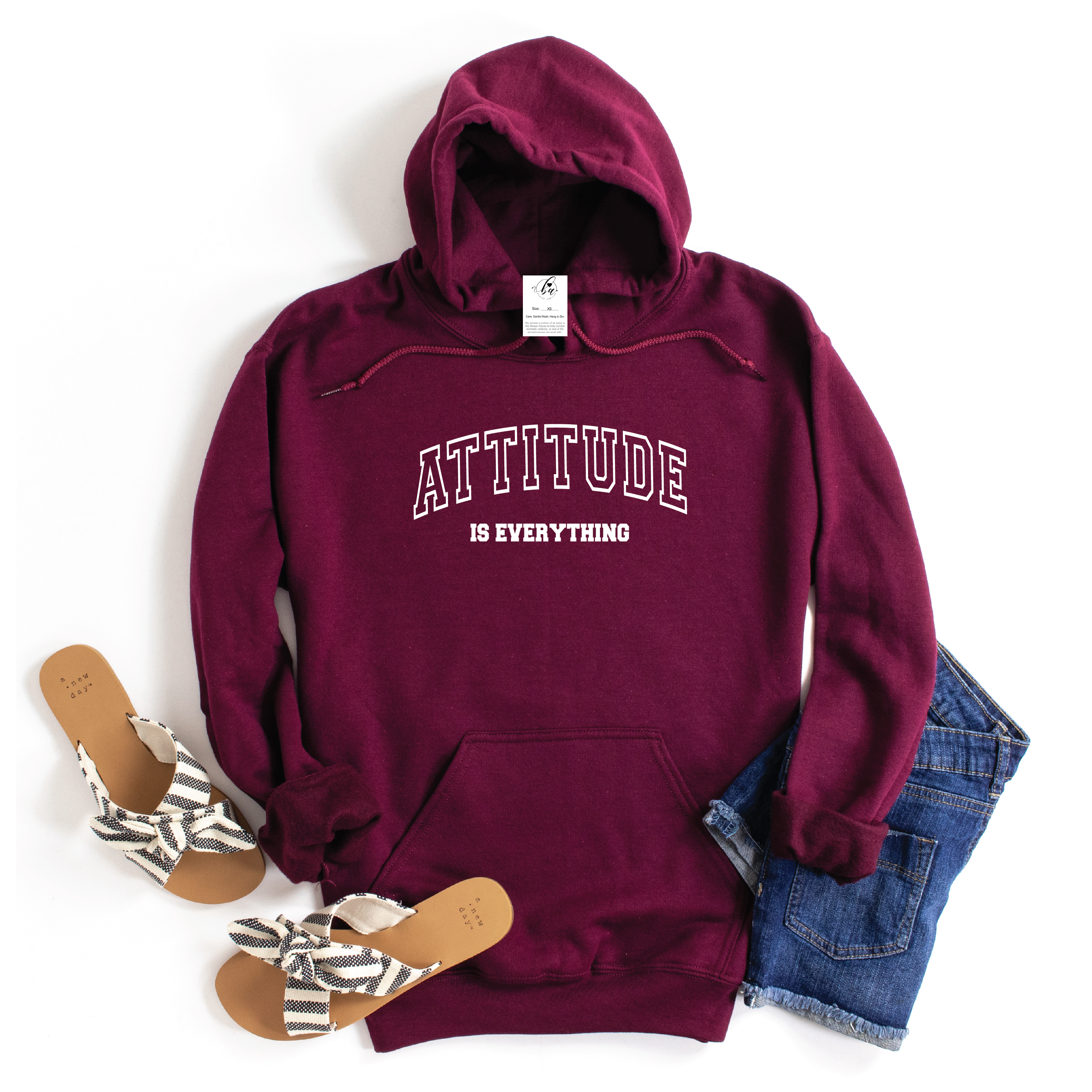 Attitude is Everything Cozy Hoodie
