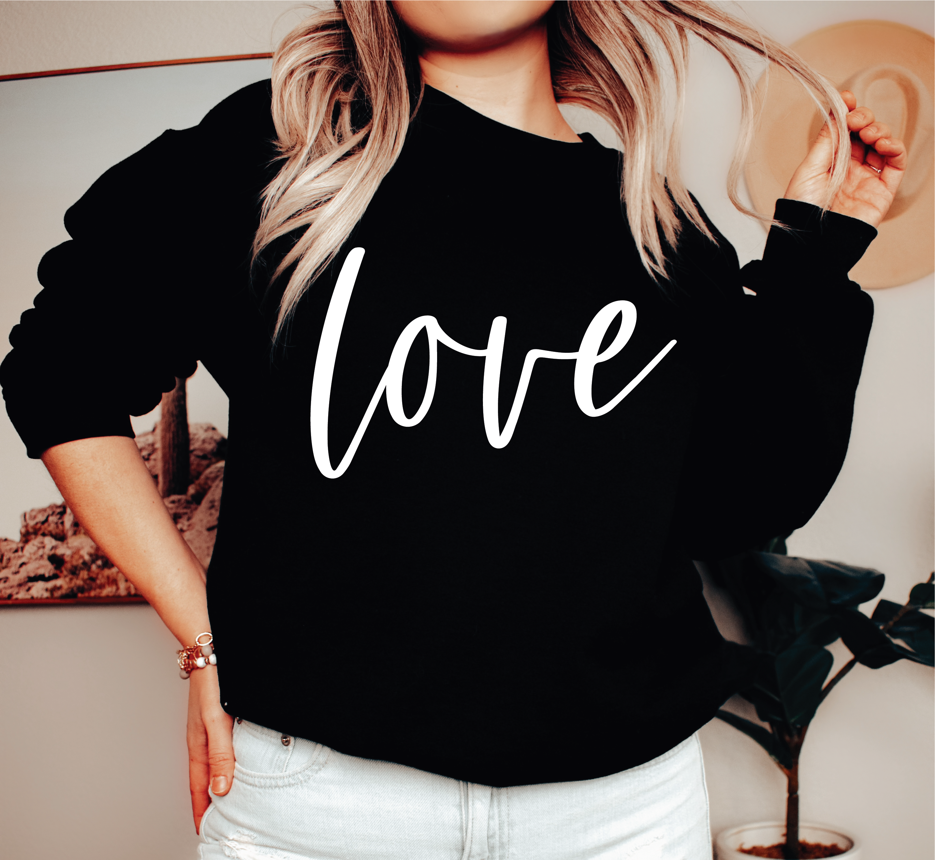 J crew discount love sweatshirt