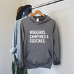 Weekends, Campfires & Cocktails Hoodie