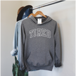 Tired {VARSITY} Cozy Hoodie